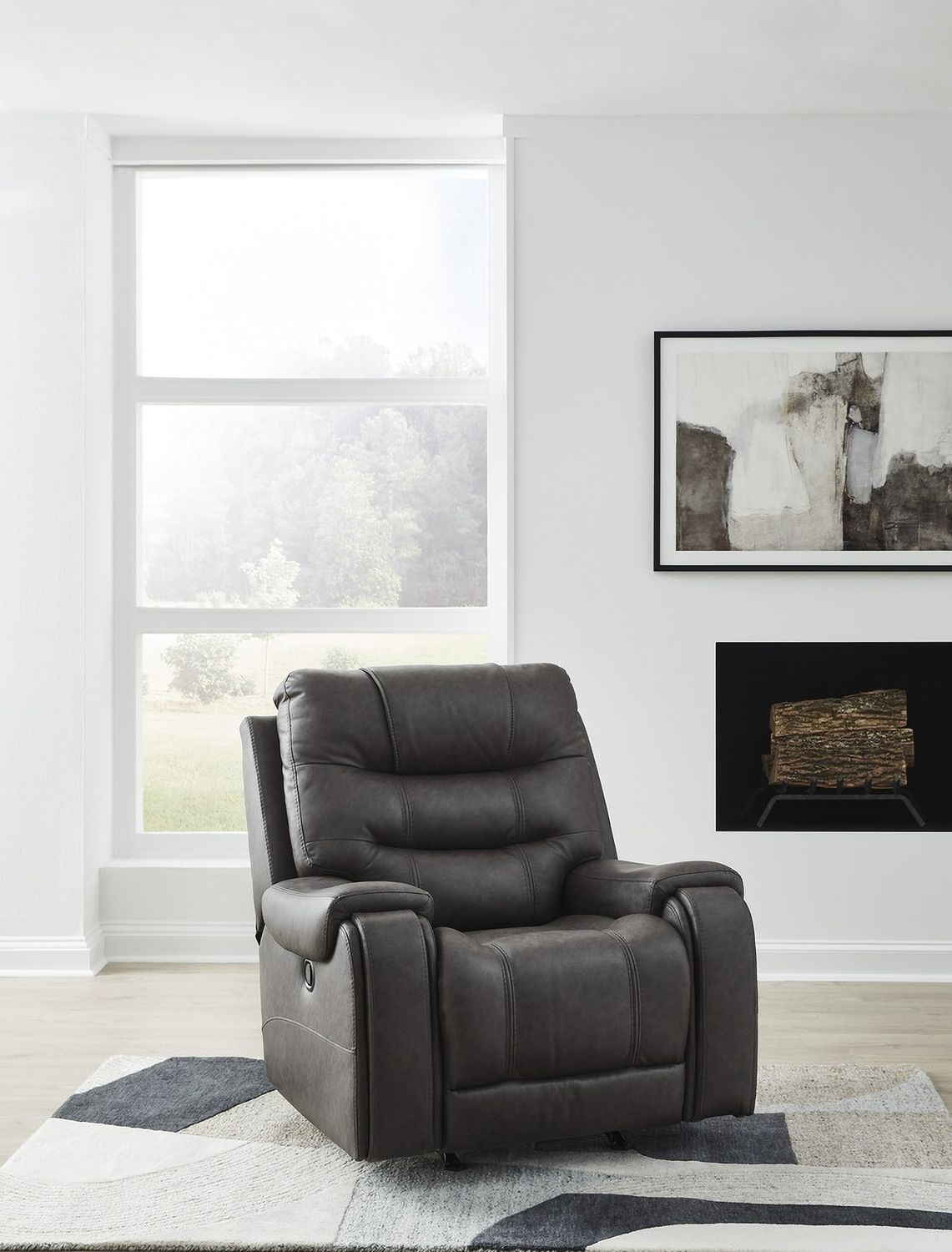 MakingMoves Recliner In Smoke NC5330625