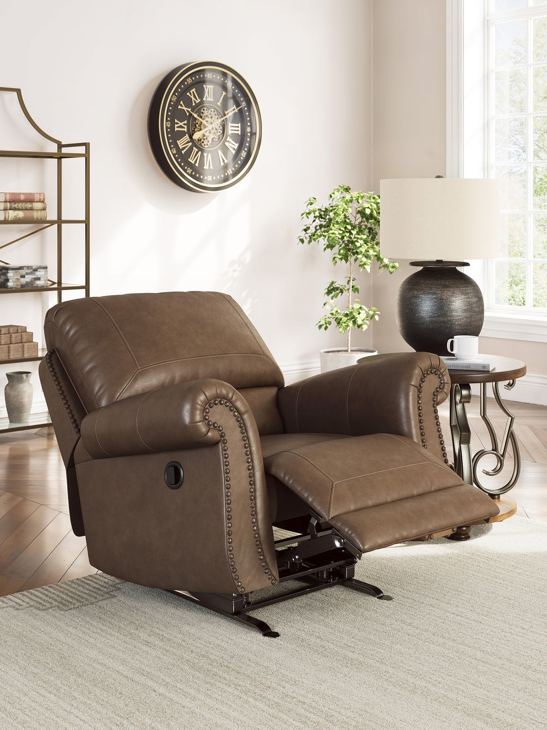 Chatterton Swivel Glider Recliner In Earth NC5590261