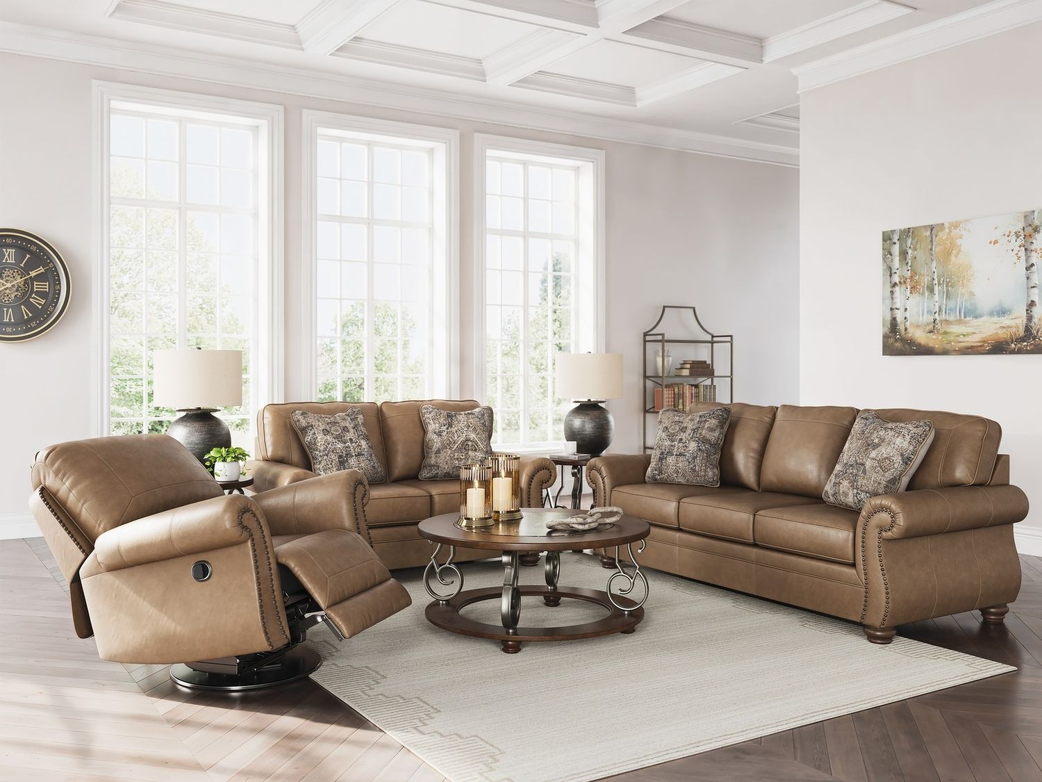Chatterton Swivel Glider Recliner In Earth NC5590261