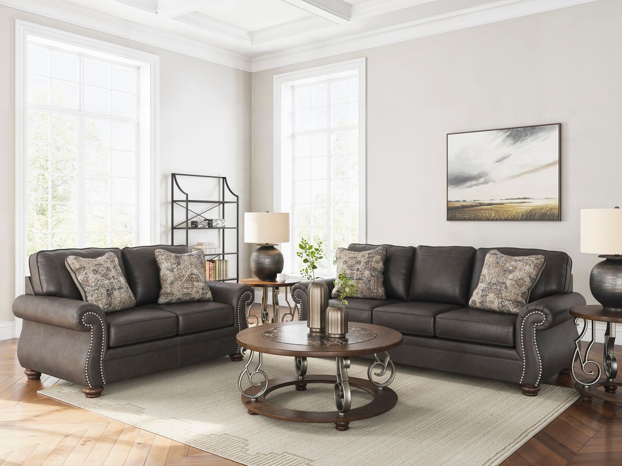Chatterton Living Room Set In Granite NC55903U1