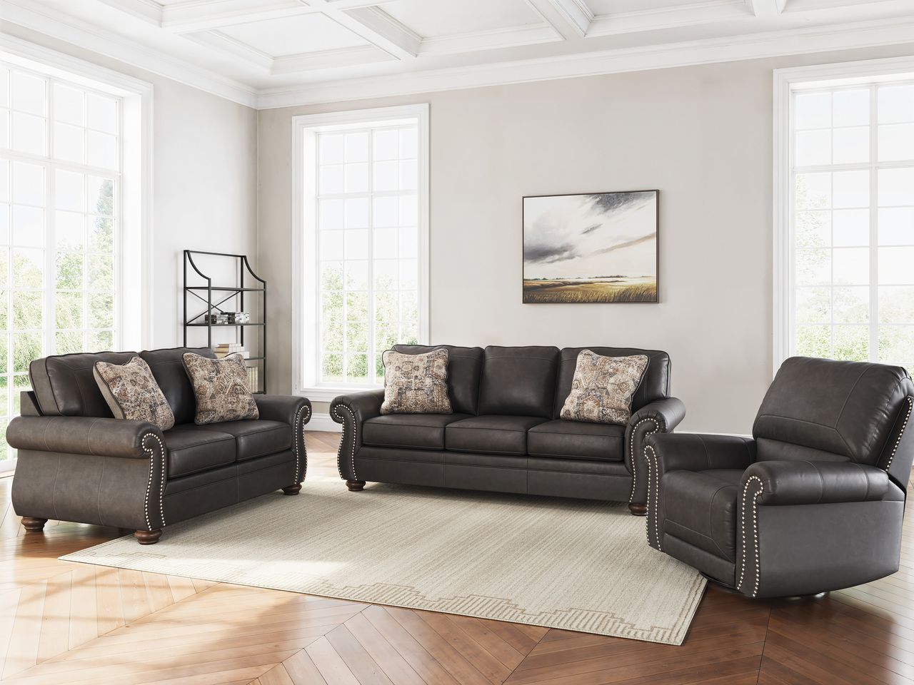 Chatterton Living Room Set In Granite NC55903U1
