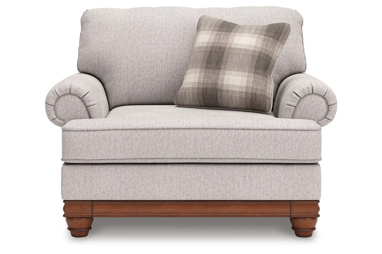 Meadowview Oversized Chair and Ottoman In Sandstone NC56803U4