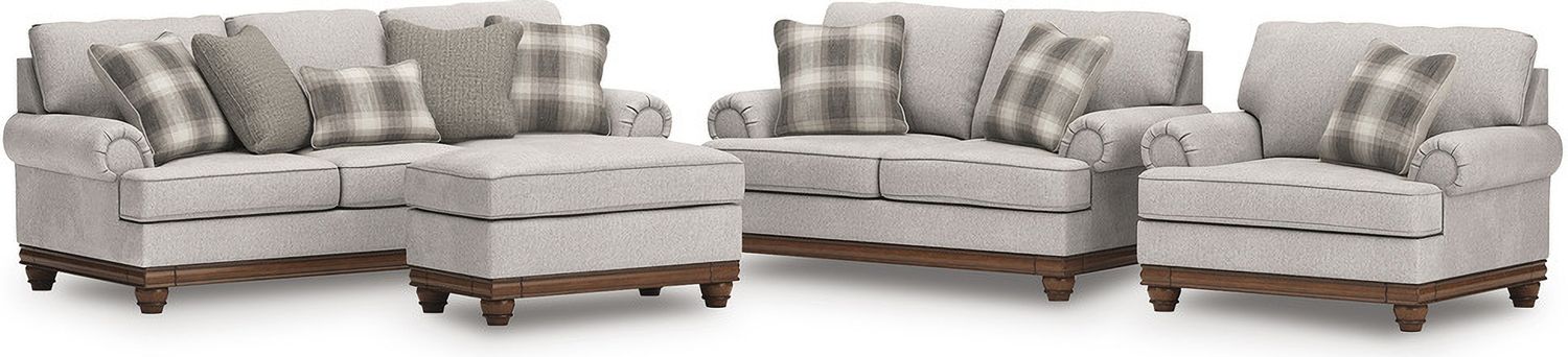 Meadowview Oversized Chair and Ottoman In Sandstone NC56803U4