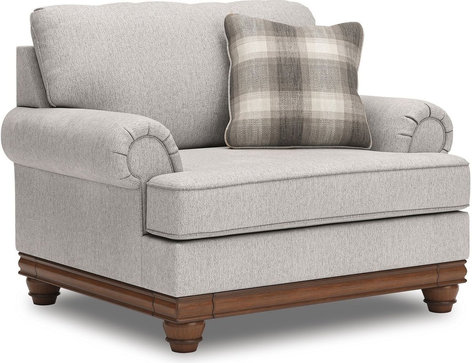 Meadowview Oversized Chair and Ottoman In Sandstone NC56803U4