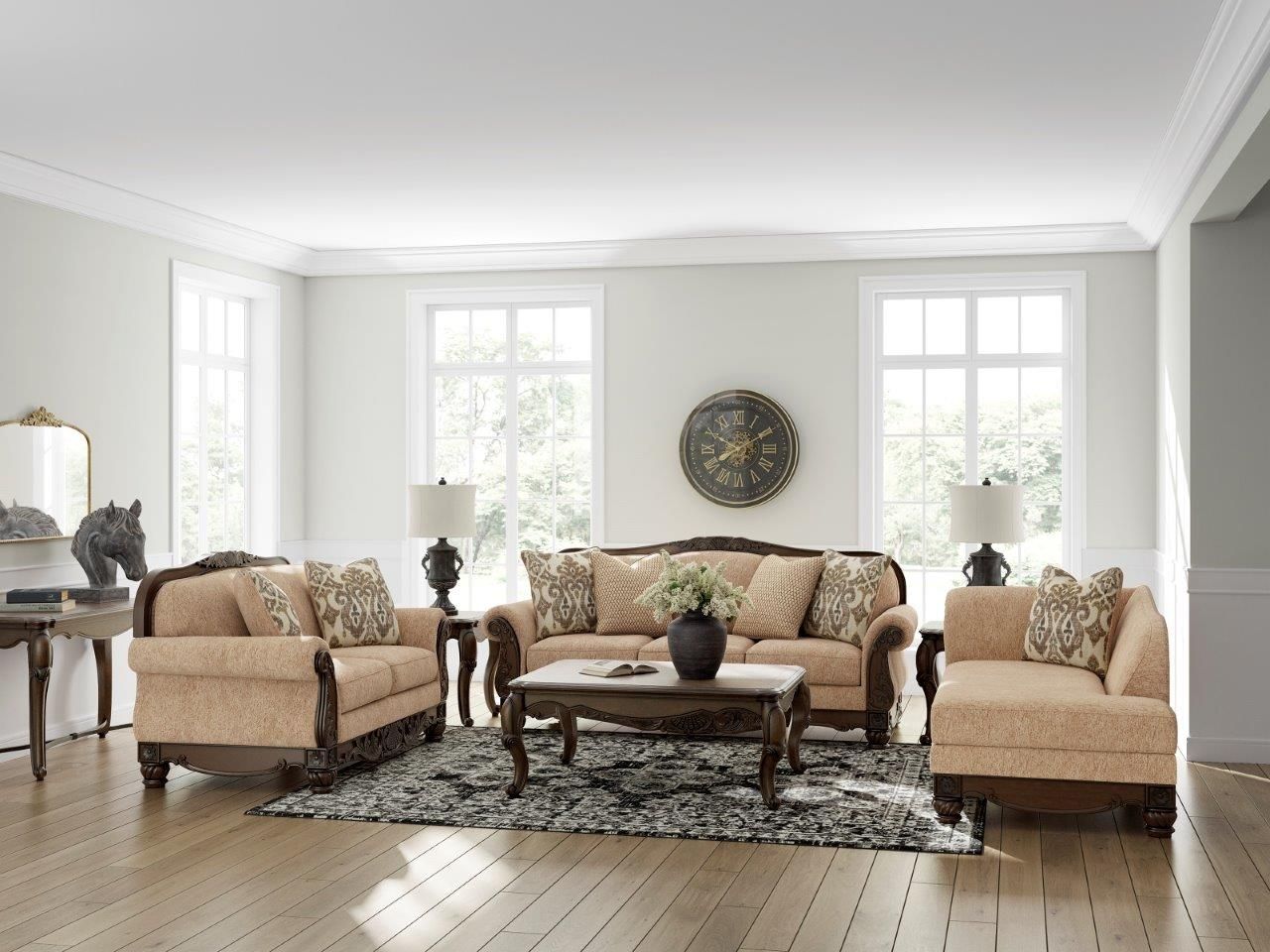Havenworth Right-Arm Facing Corner Chaise In Gold NC5790516