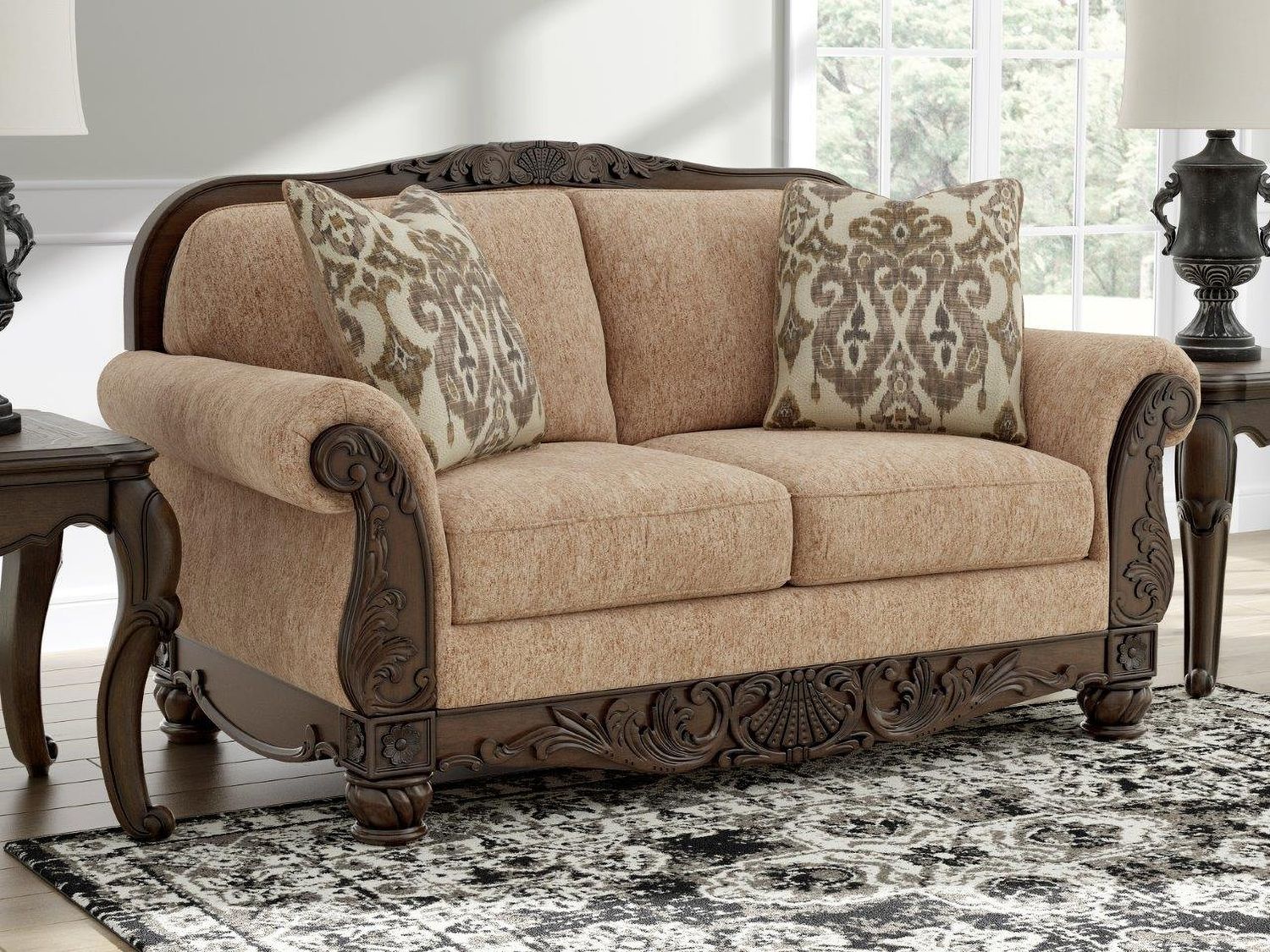 Havenworth Loveseat In Gold NC5790535