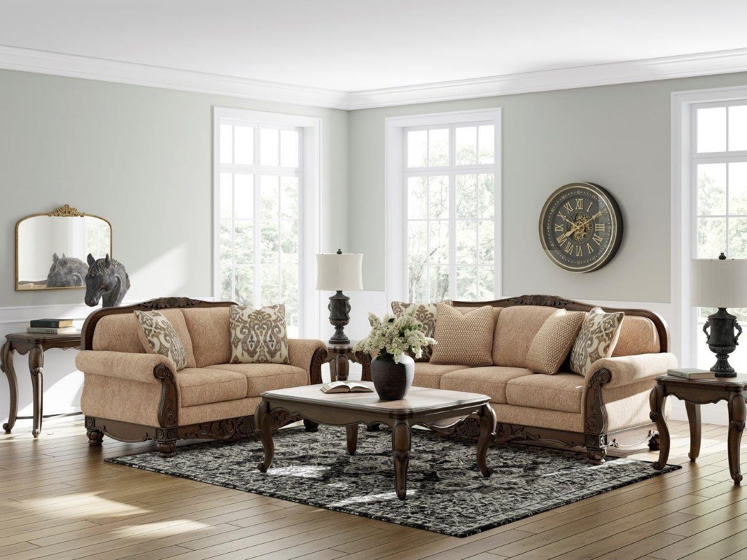 Havenworth Loveseat In Gold NC5790535