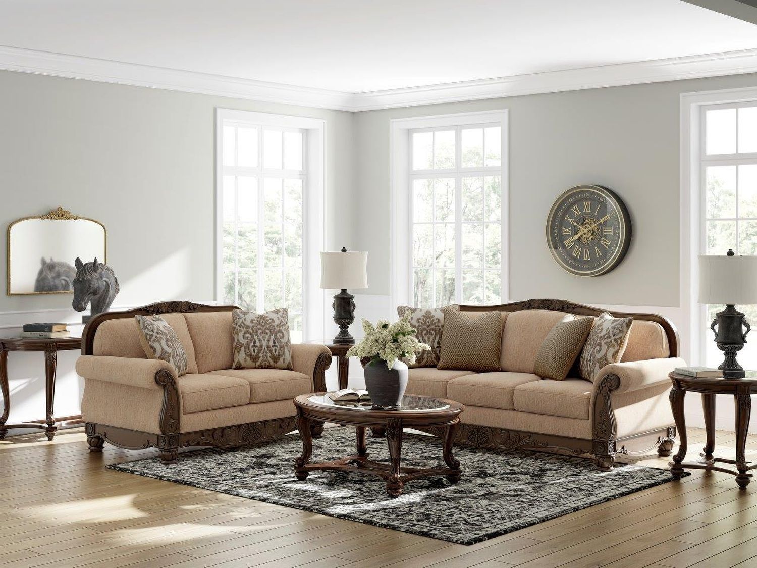 Havenworth Loveseat In Gold NC5790535
