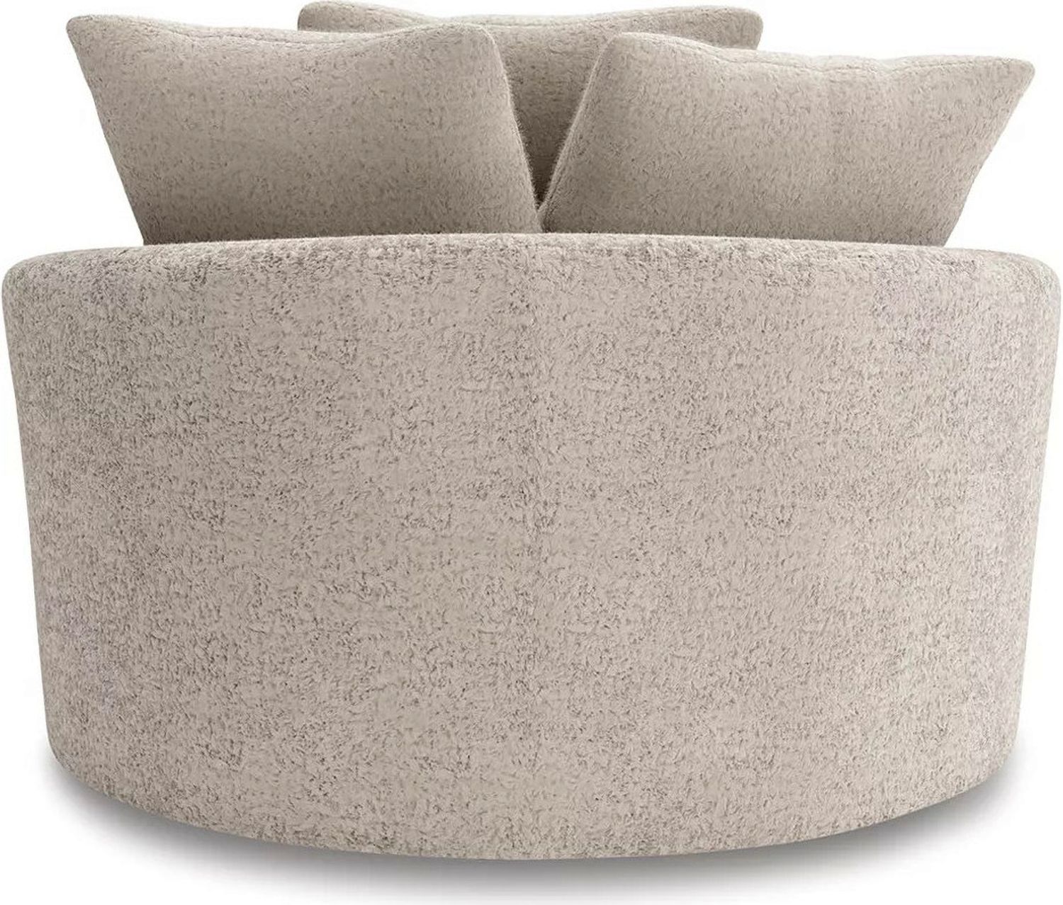 Cuddlesome Oversized Swivel Accent Chair In Arctic NC5910621