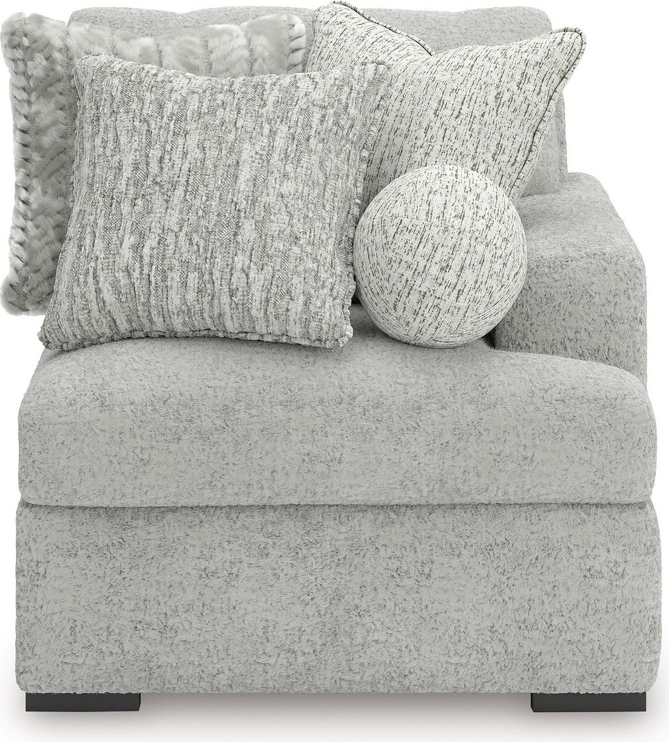 Cuddlesome 10-Piece Sectional with Ottoman In Arctic NC59106S10