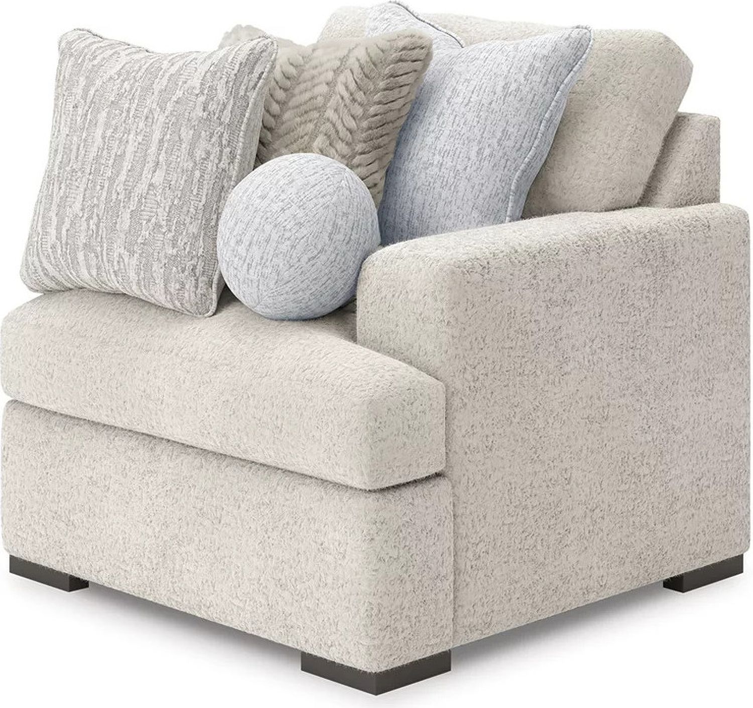 Cuddlesome 10-Piece Sectional with Ottoman In Arctic NC59106S10