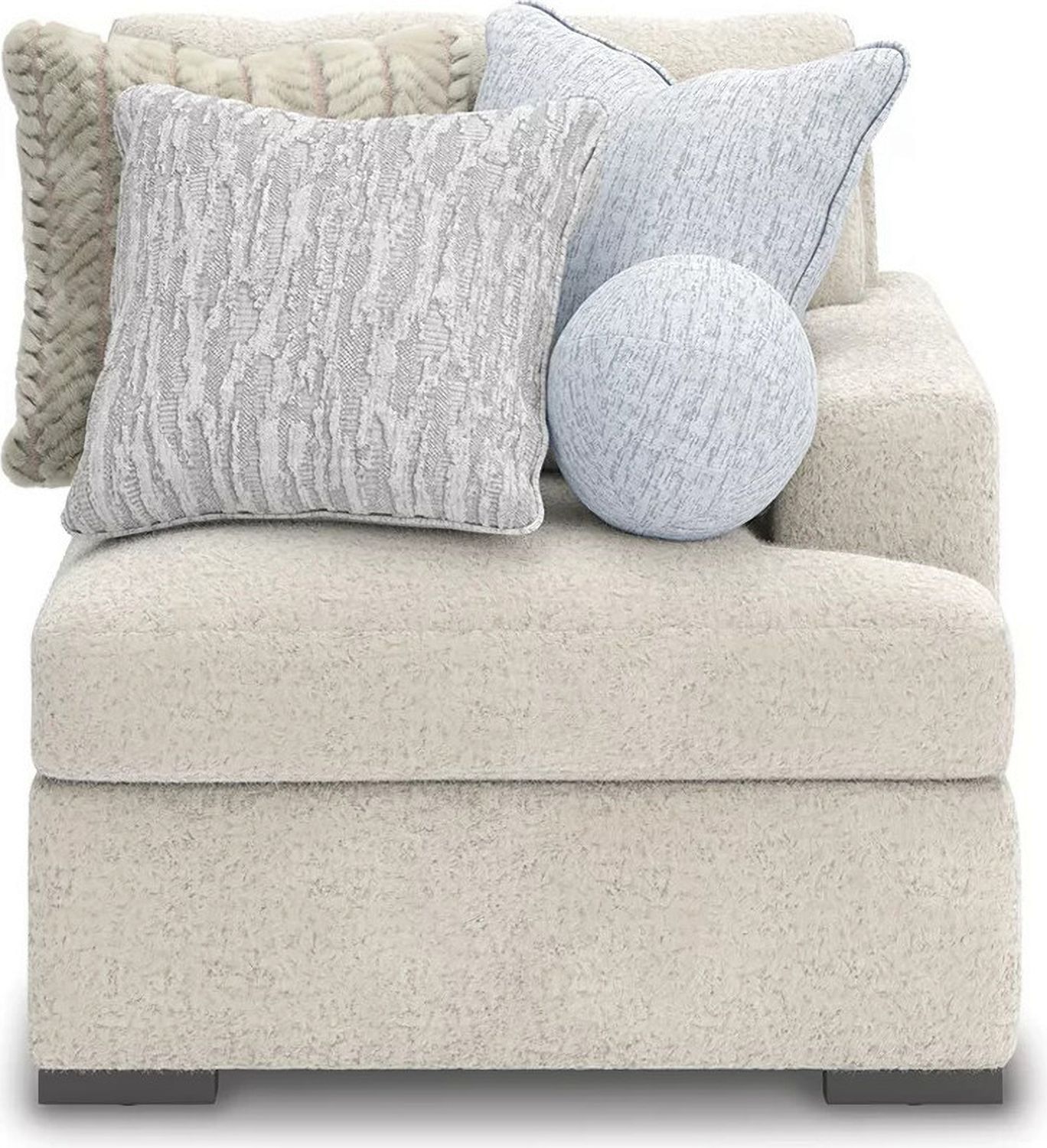 Cuddlesome 10-Piece Sectional with Ottoman In Arctic NC59106S10