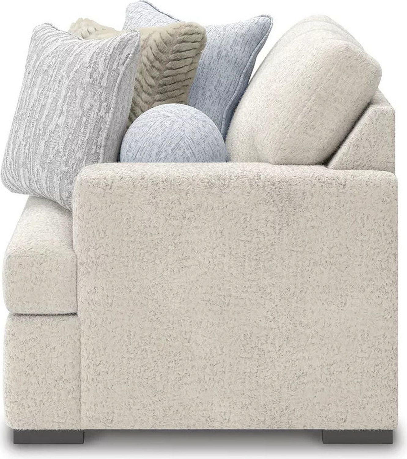 Cuddlesome 10-Piece Sectional with Ottoman In Arctic NC59106S10
