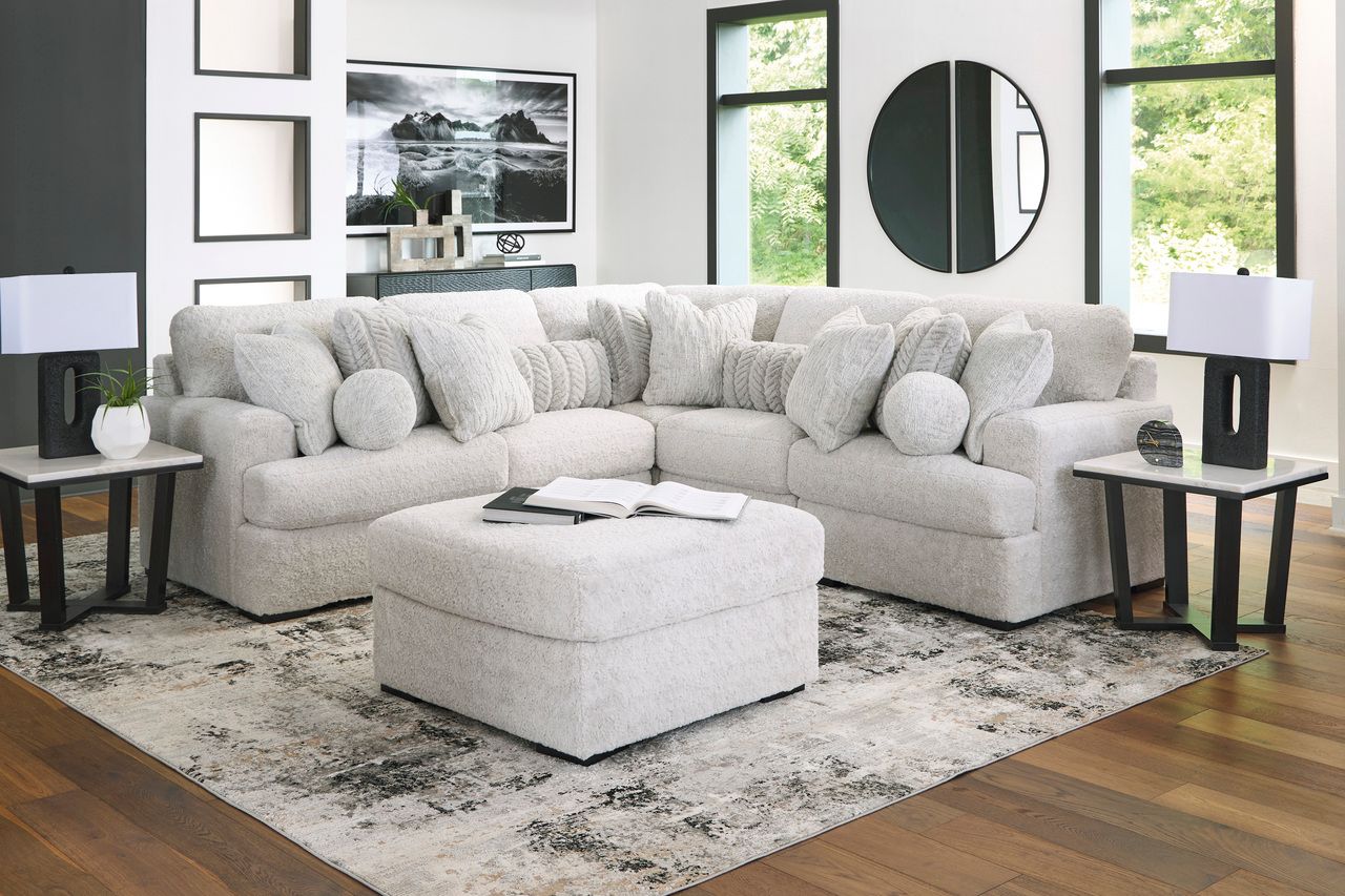 Cuddlesome 5-Piece Sectional with Chaise In Arctic NC59106S11