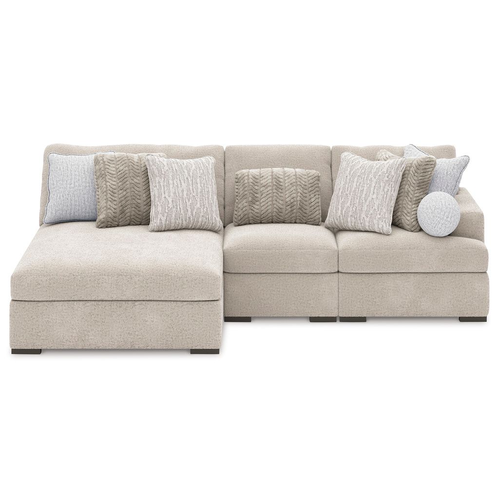 Cuddlesome 5-Piece Sectional with Chaise In Arctic NC59106S11