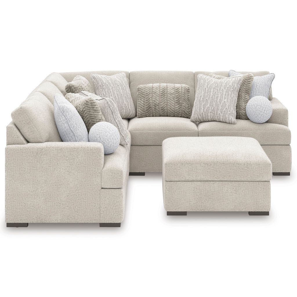Cuddlesome 5-Piece Sectional with Chaise In Arctic NC59106S11
