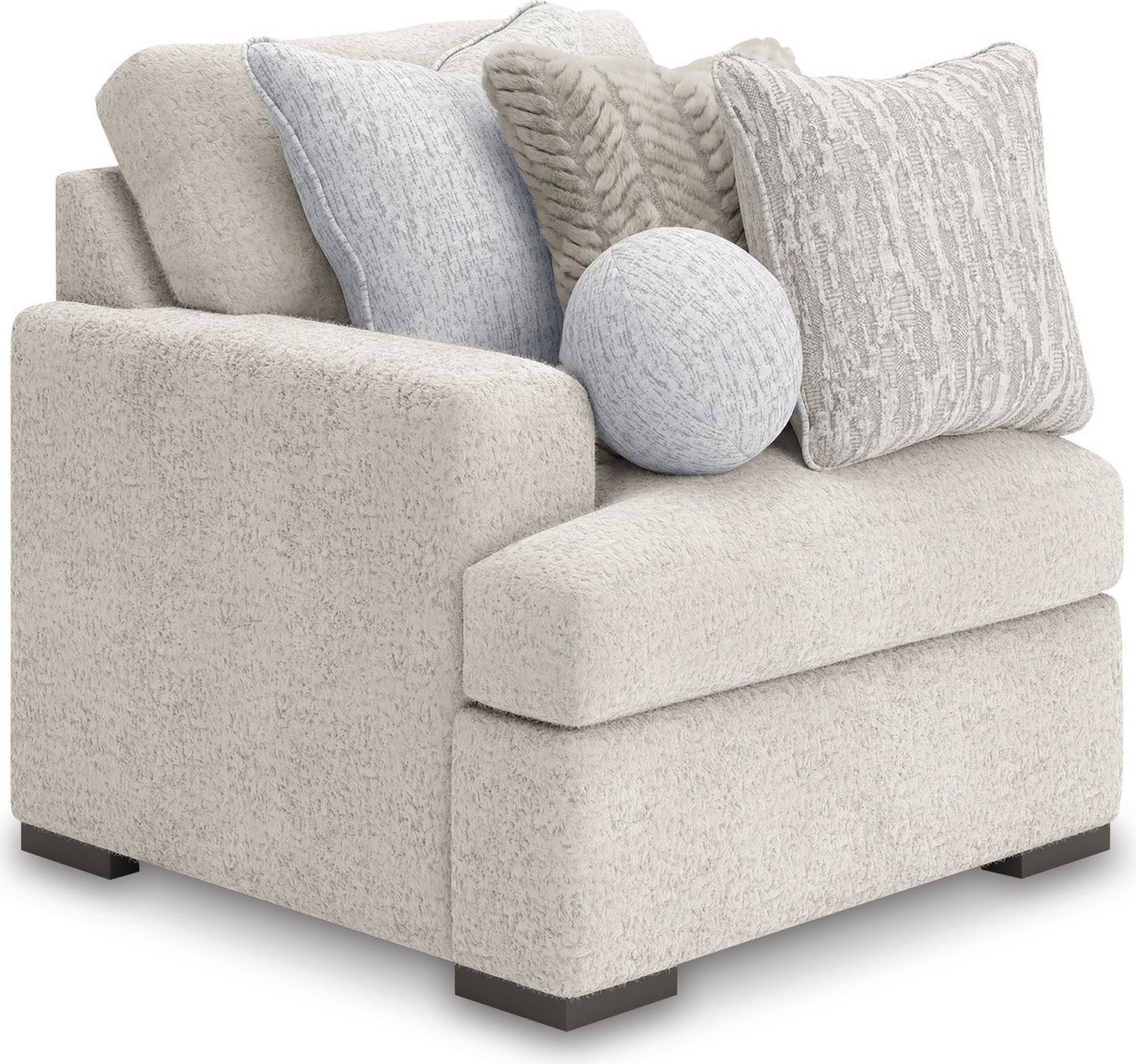 Cuddlesome 6-Piece LAF Sectional with Chaise In Arctic NC59106S3