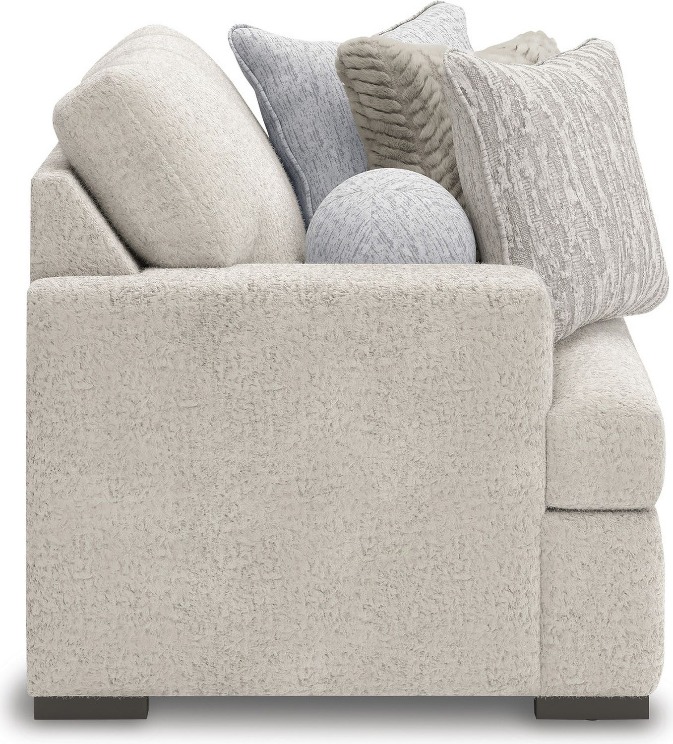 Cuddlesome 6-Piece LAF Sectional with Chaise In Arctic NC59106S3