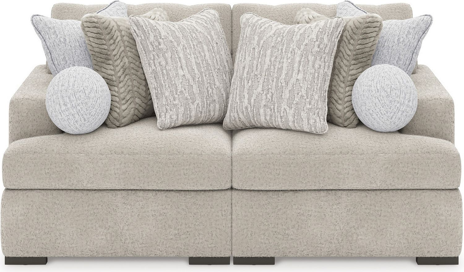 Cuddlesome 6-Piece LAF Sectional with Chaise In Arctic NC59106S3