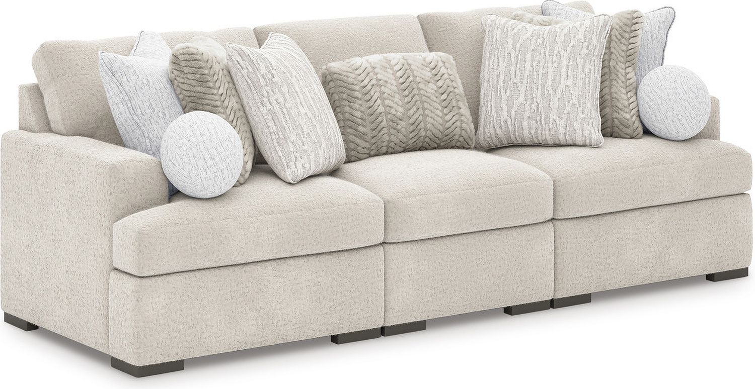 Cuddlesome 3-Piece RAF Sectional with Chaise In Arctic NC59106S7