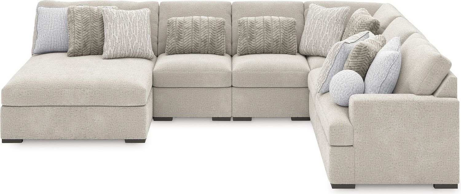 Cuddlesome 3-Piece RAF Sectional with Chaise In Arctic NC59106S7