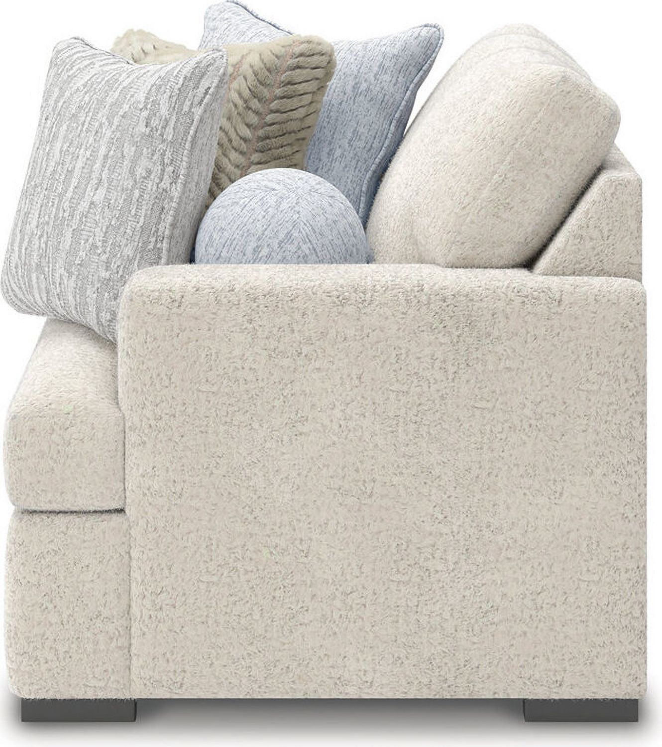 Cuddlesome 6-Piece RAF Sectional with Chaise In Arctic NC59106S8