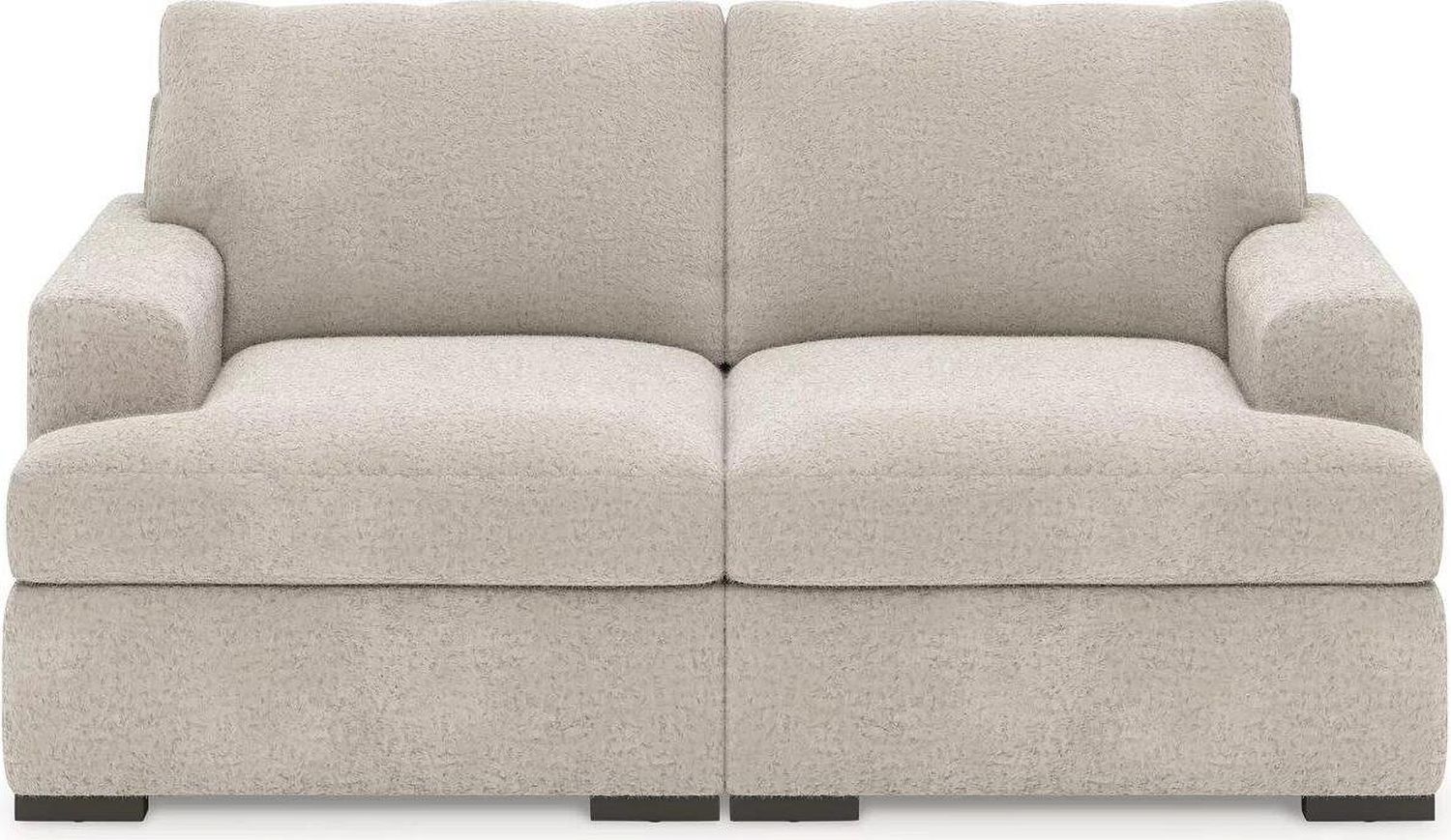 Cuddlesome 2-Piece Sectional Loveseat In Arctic NC59106S9