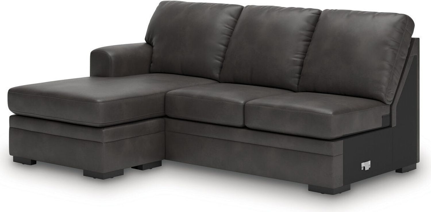 Brickett 2-Piece Sectional with RAF Chaise In Shadow NC61610S1
