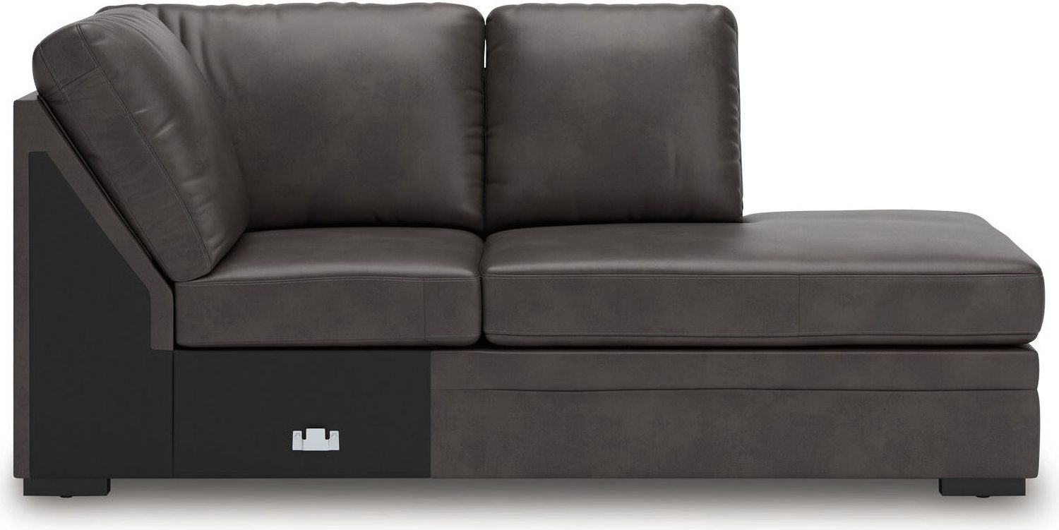Brickett 2-Piece Sectional with RAF Chaise In Shadow NC61610S1