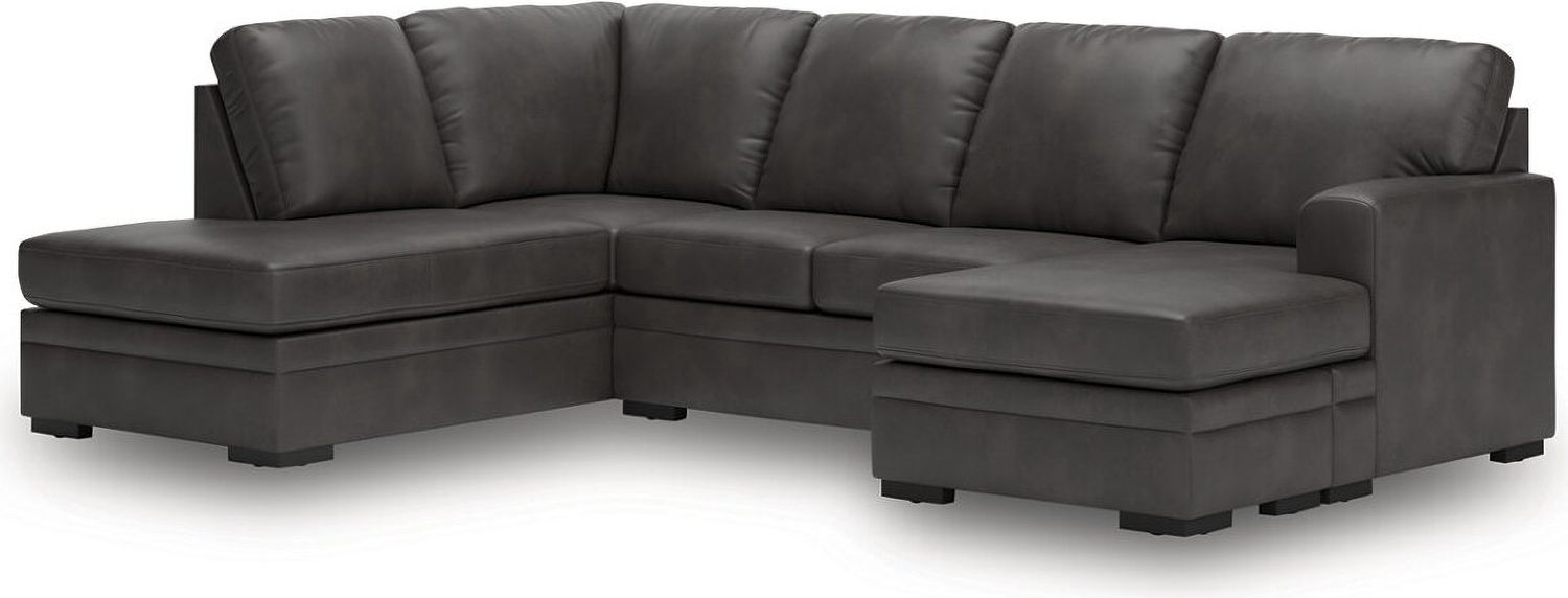 Brickett 2-Piece Sectional with LAF Chaise In Shadow NC61610S2