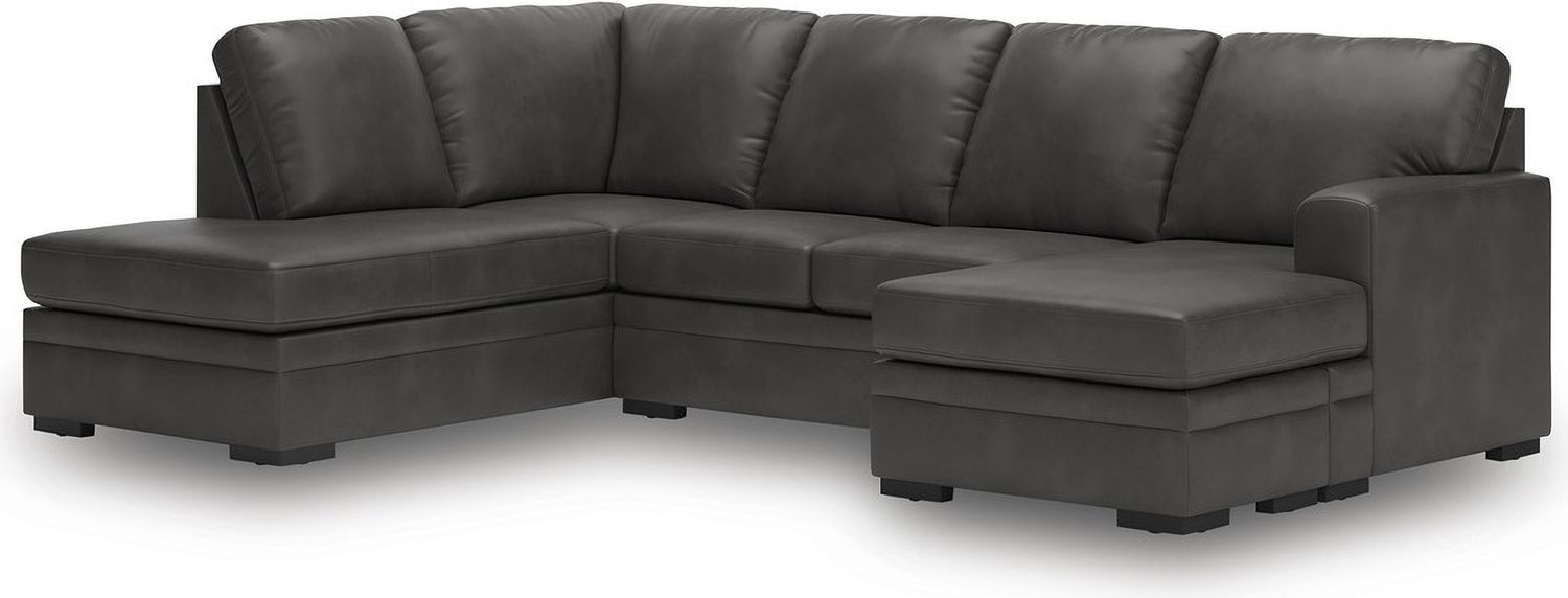 Brickett 2-Piece Sectional with LAF Chaise In Shadow NC61610S2