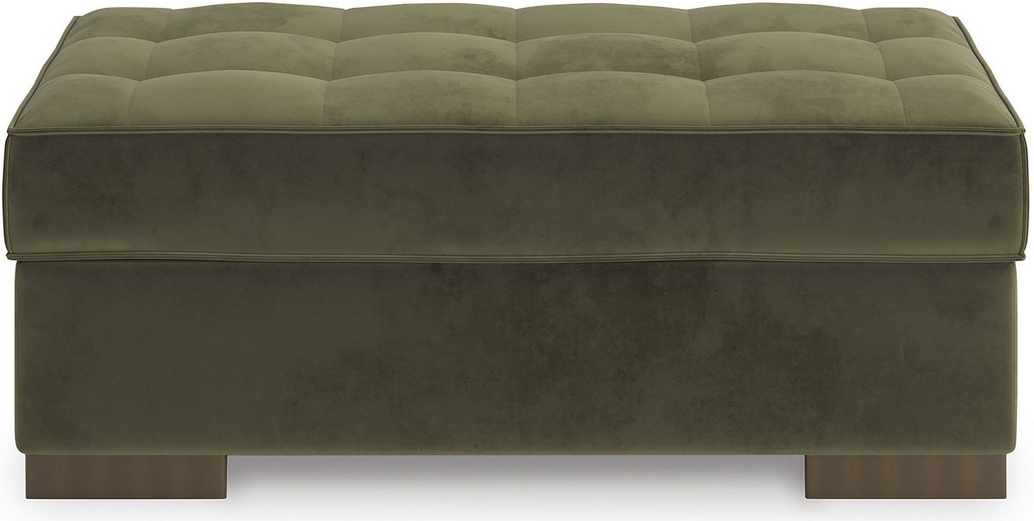 Marlow Peak Oversized Accent Ottoman In Olive NC6170208