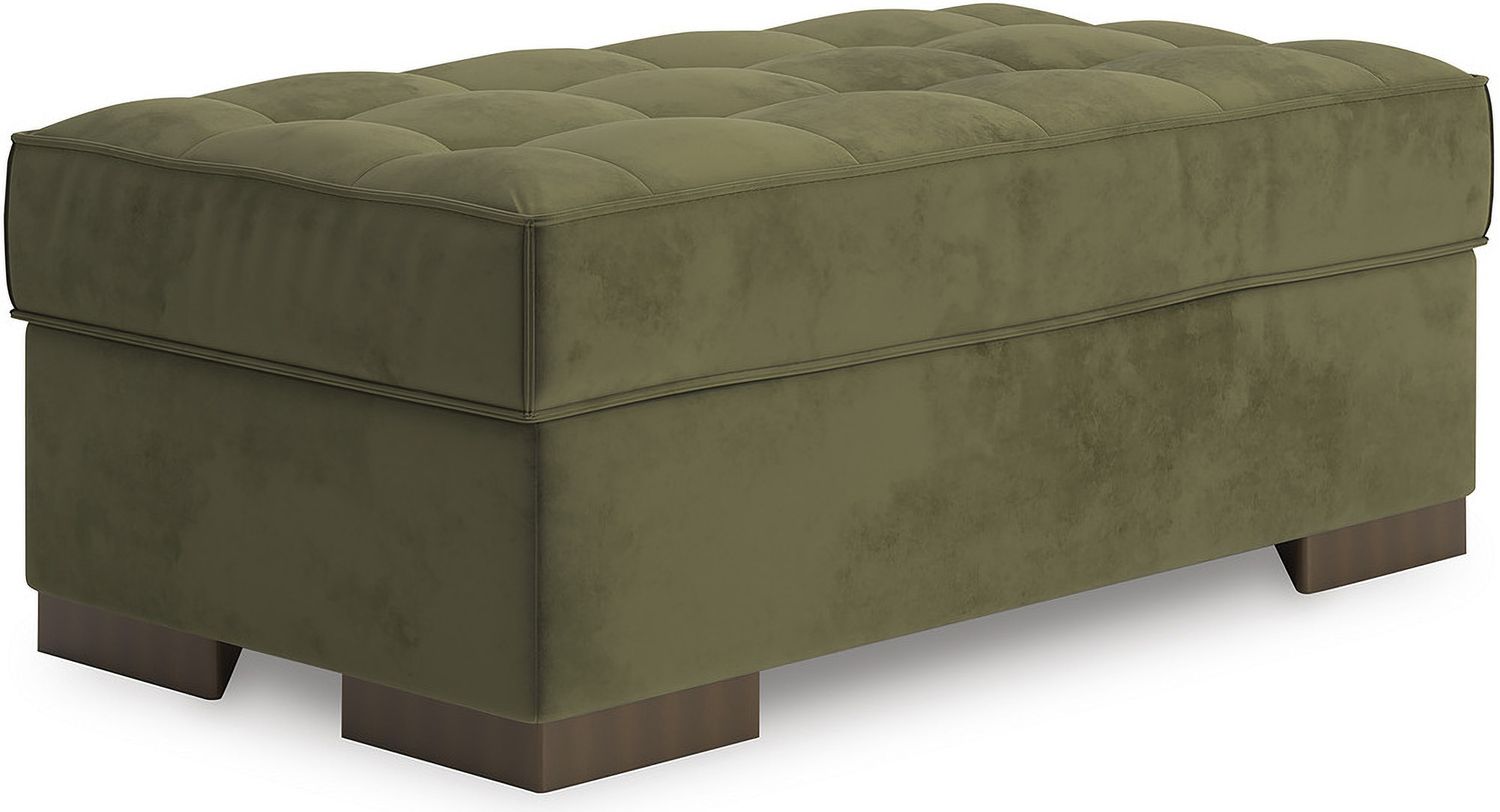 Marlow Peak Oversized Accent Ottoman In Olive NC6170208
