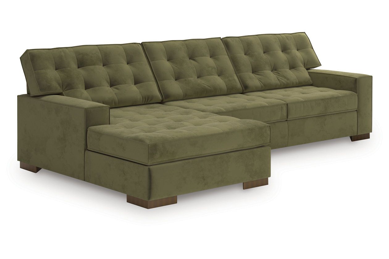 Marlow Peak 2-Piece Sectional with LAF Chaise In Olive NC61702S1