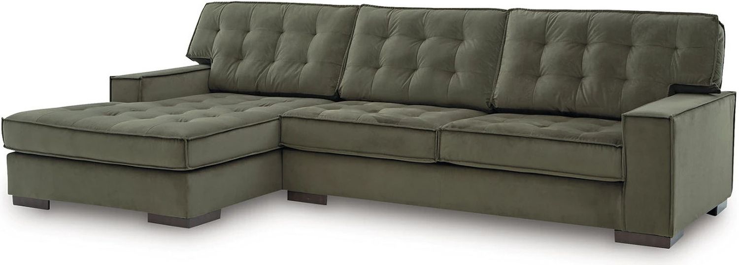 Marlow Peak 2-Piece Sectional with LAF Chaise In Olive NC61702S1