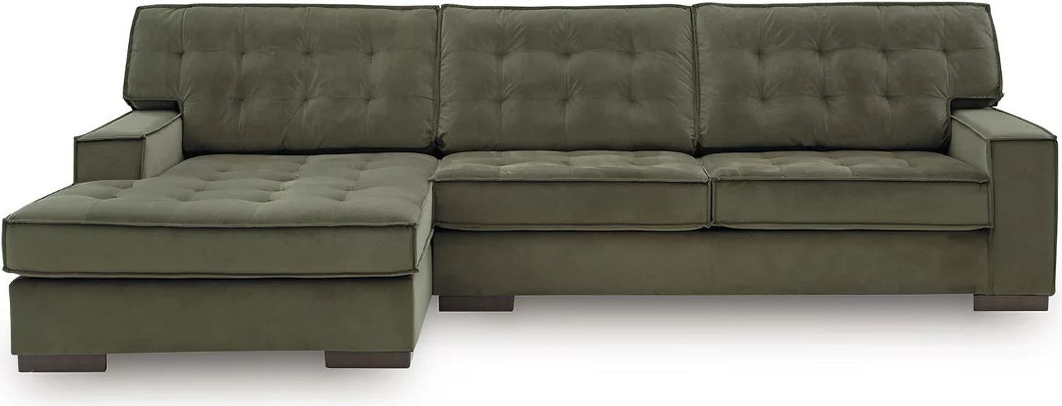 Marlow Peak 2-Piece Sectional with LAF Chaise In Olive NC61702S1