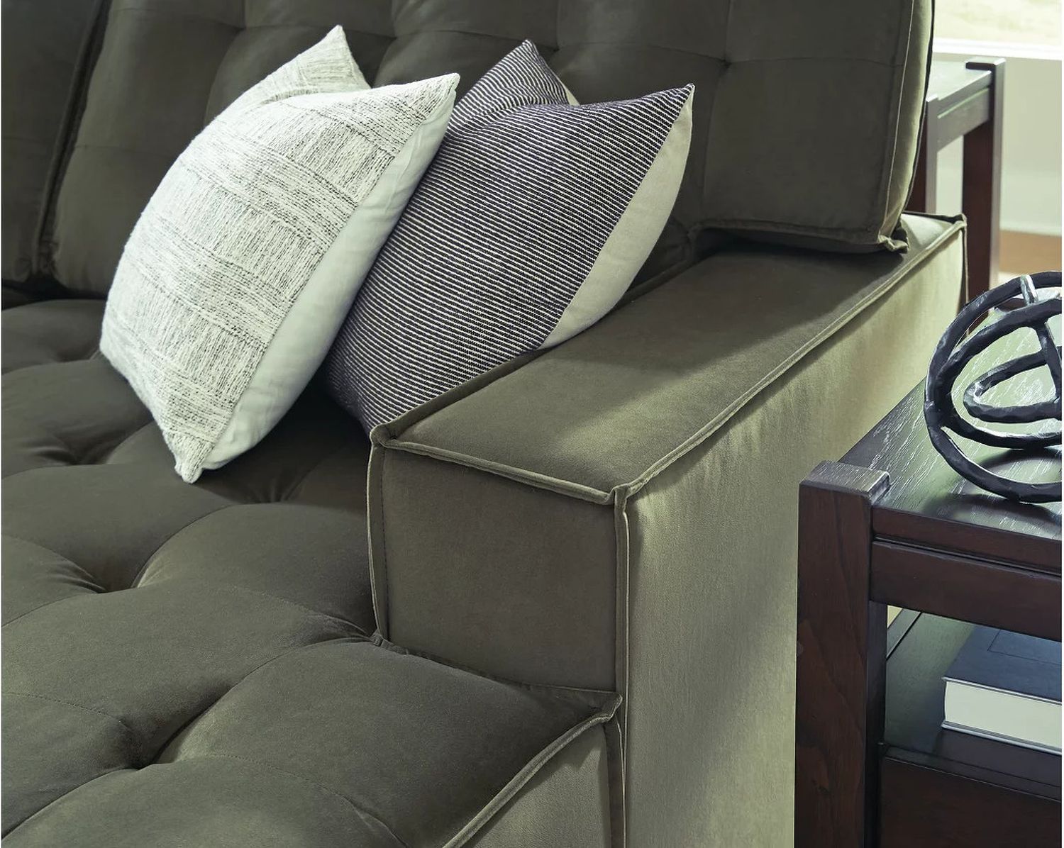 Marlow Peak 2-Piece Sectional with LAF Chaise In Olive NC61702S1