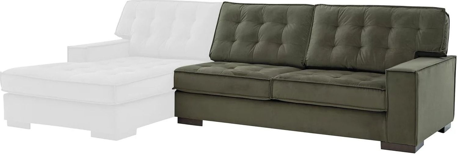 Marlow Peak 2-Piece Sectional with LAF Chaise In Olive NC61702S1