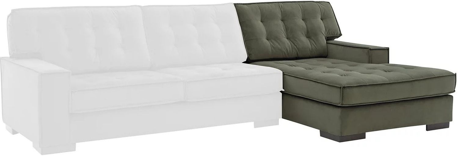 Marlow Peak 2-Piece Sectional with RAF Chaise In Olive NC61702S2