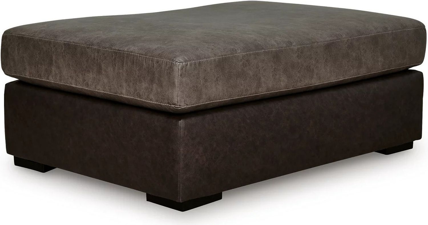 Helson Oversized Accent Ottoman In Fossil NC6270308