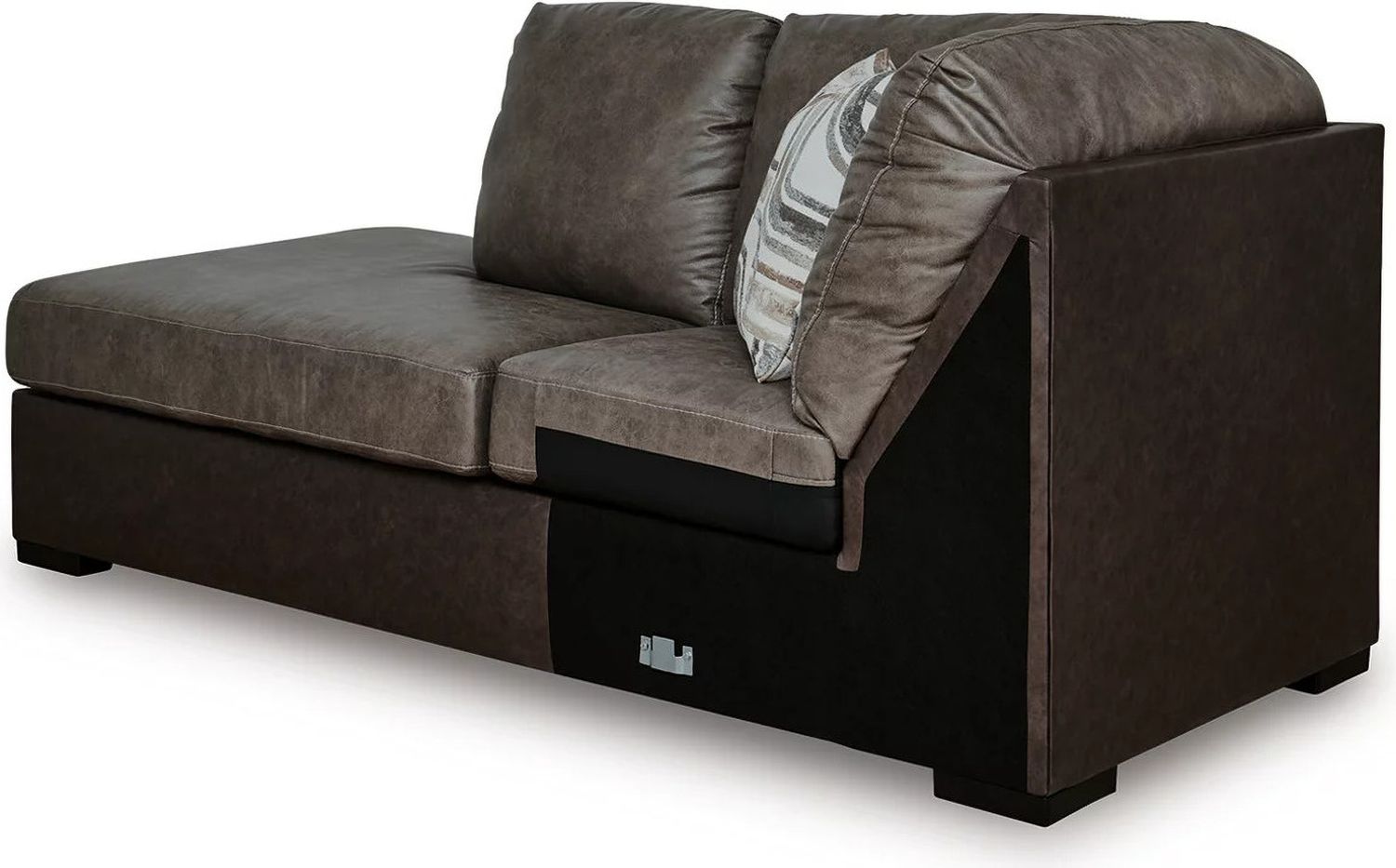 Helson 2-Piece LAF Sectional with Chaise In Fossil NC62703S1