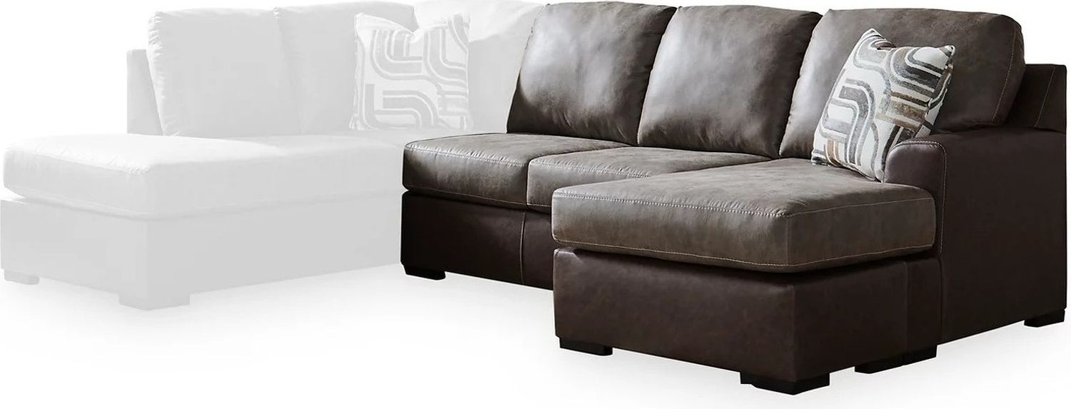 Helson 2-Piece LAF Sectional with Chaise In Fossil NC62703S1