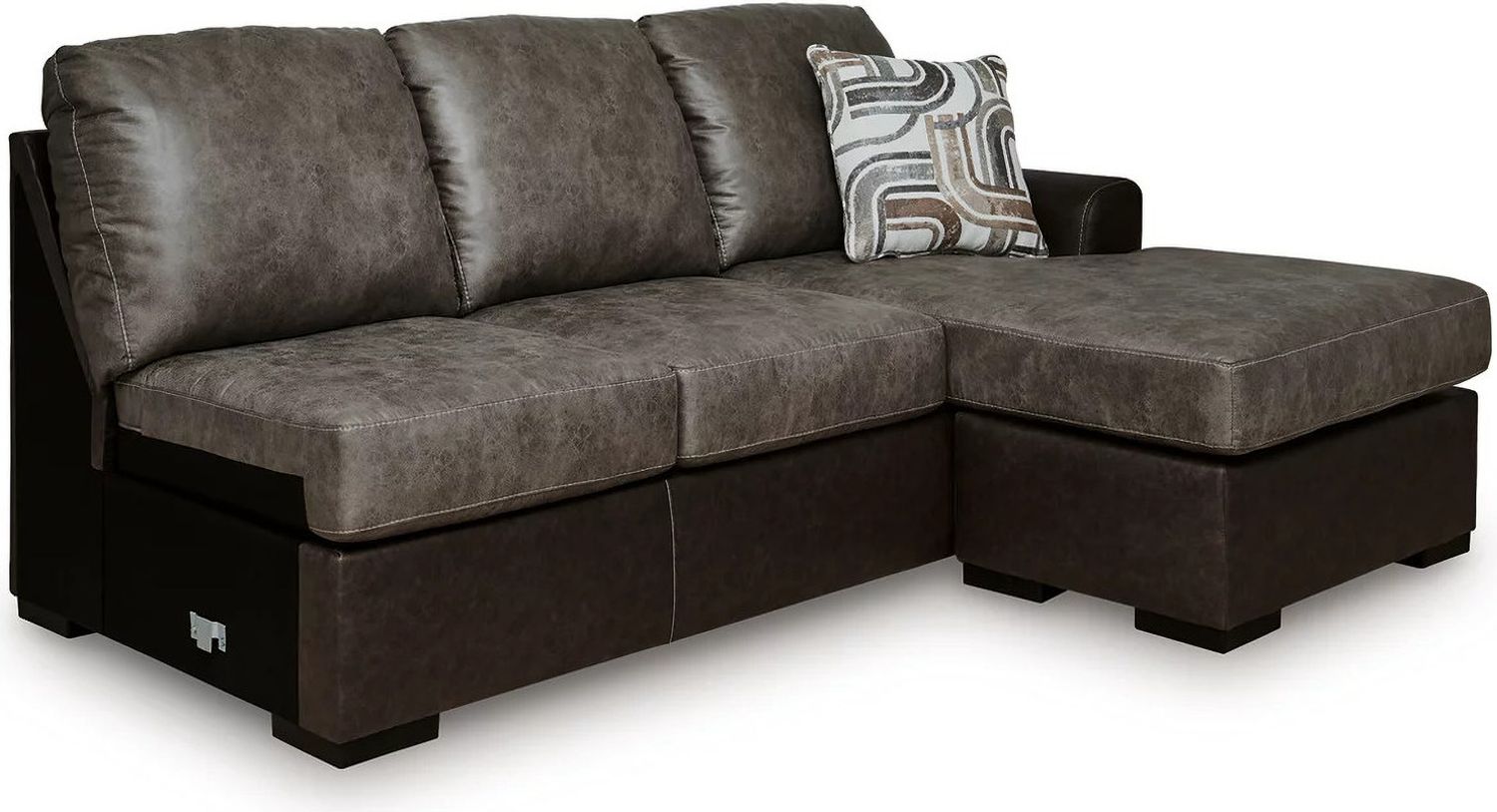 Helson 2-Piece LAF Sectional with Chaise In Fossil NC62703S1