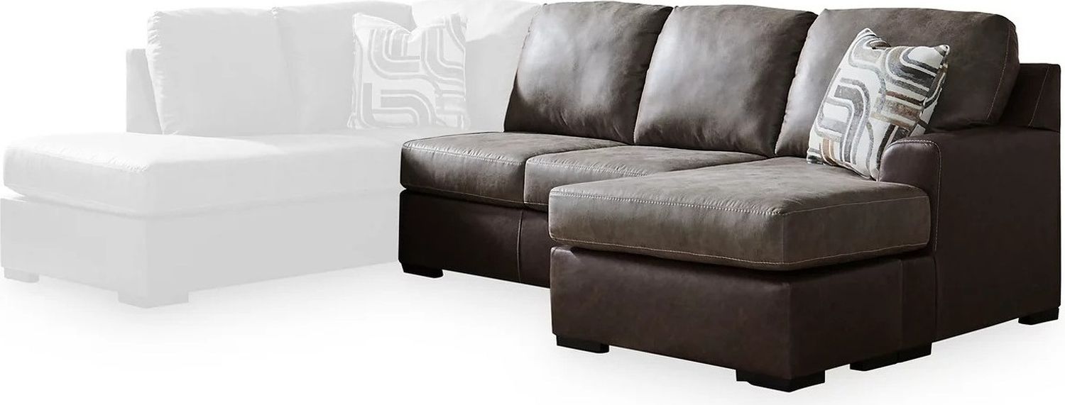 Helson 2-Piece LAF Sleeper Sectional with Chaise In Fossil NC62703S4