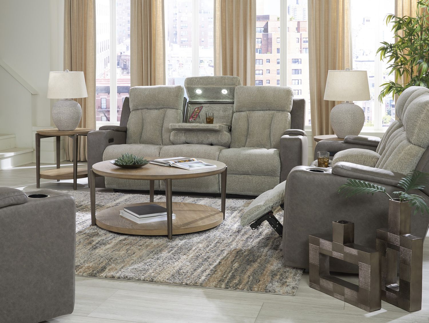 Point Clear Power Recliner In Sisal NC6320413
