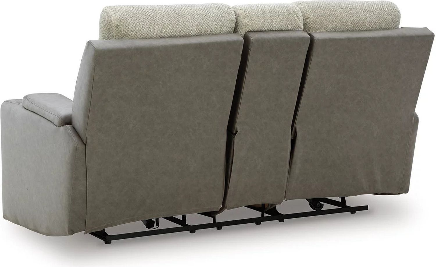 Point Clear Power Reclining Loveseat with Console In Sisal NC6320418