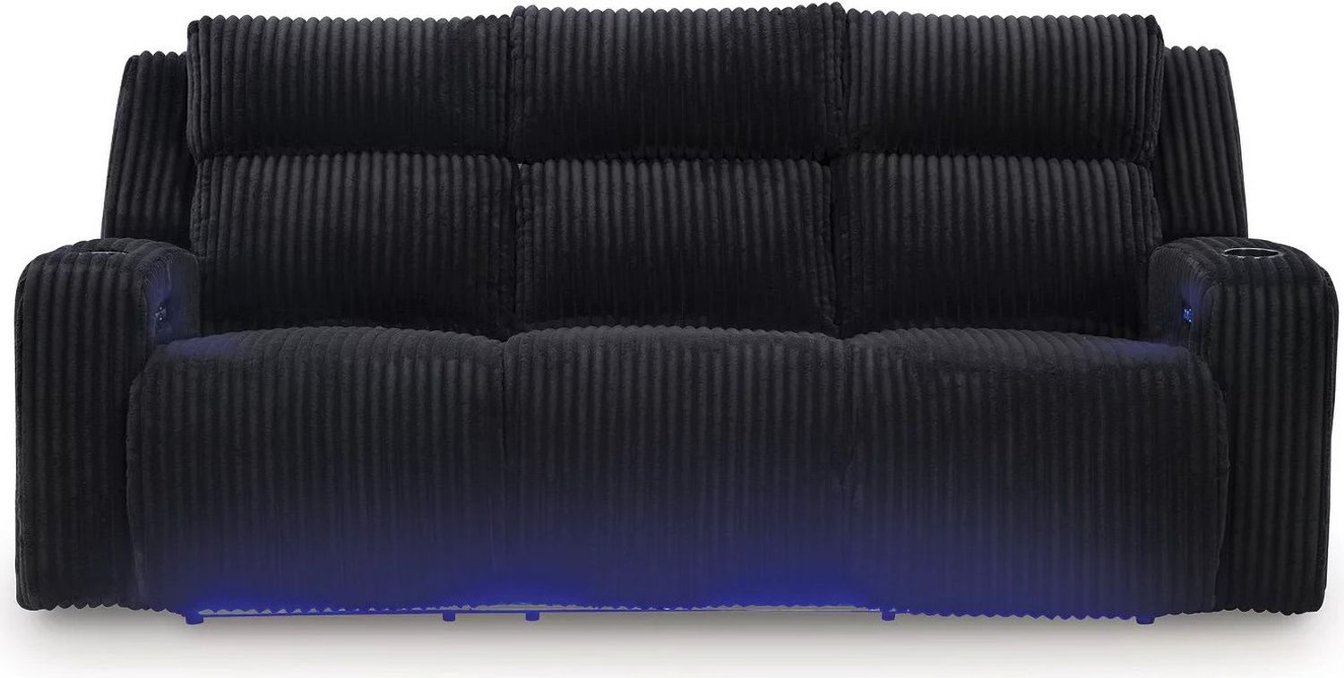 Broad Cove Power Reclining Sofa In Black NC6420215
