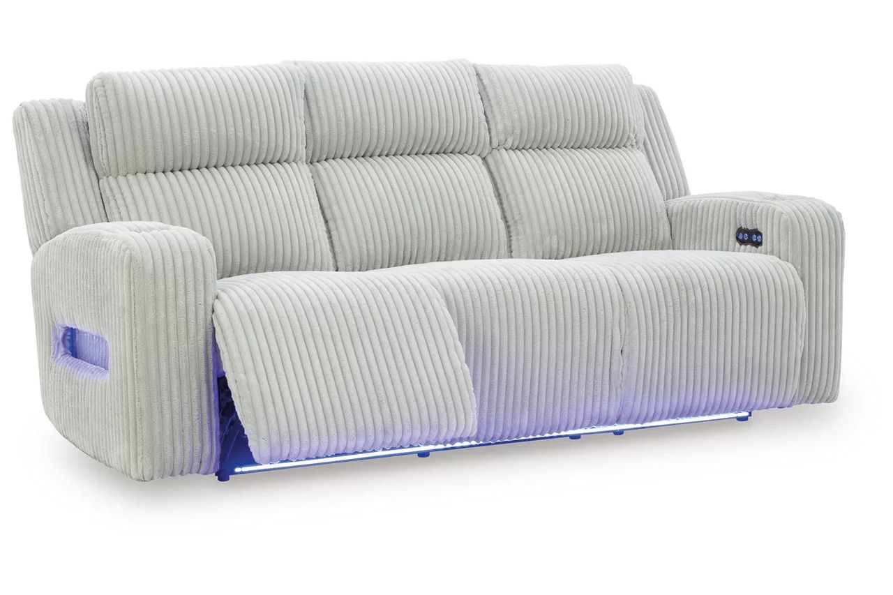 Broad Cove Power Reclining Sofa In Alloy NC6420315