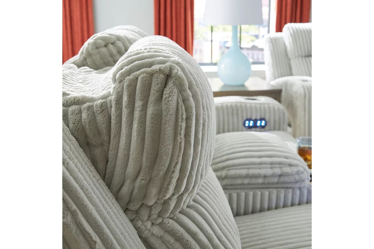 Broad Cove Power Reclining Sofa In Alloy NC6420315