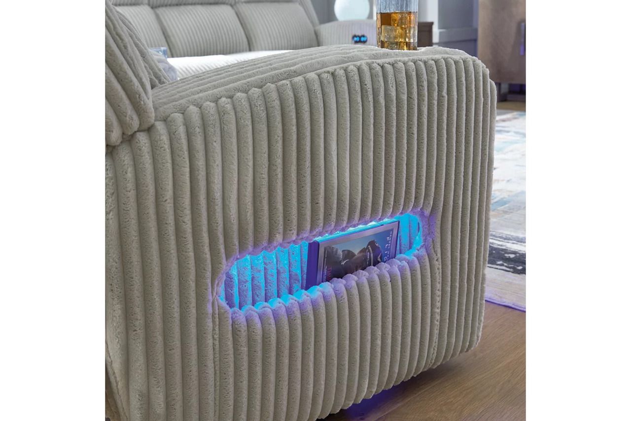 Broad Cove Power Reclining Sofa In Alloy NC6420315